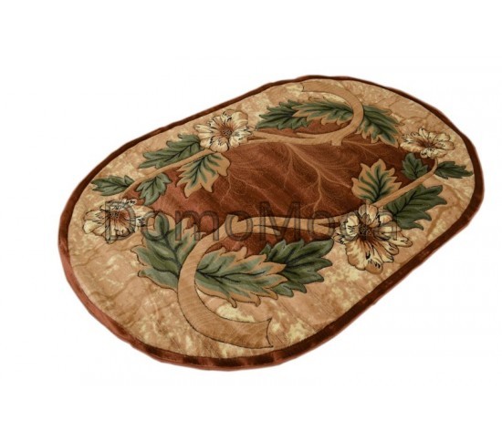 Синтетичний килим Hand Carving 0926A brown-beige - Висока якість за найкращою ціною в Україні зображення 4.